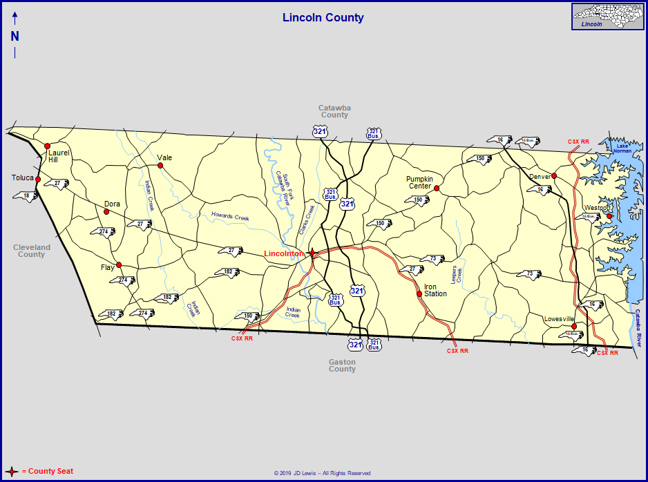 Lincoln County North Carolina